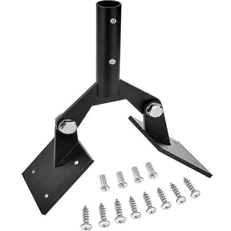 Rooftop weathervane bracket can be used as a flagpole bracket