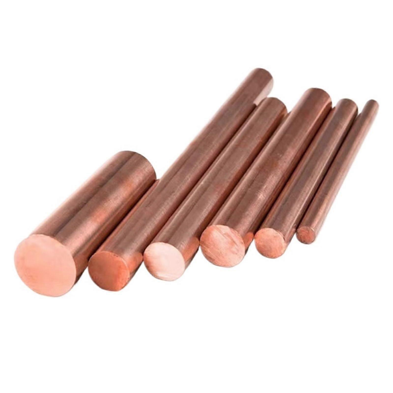 15 pieces diameter 330mm T2 red copper round rod bar solids (1pcs12x250mm)