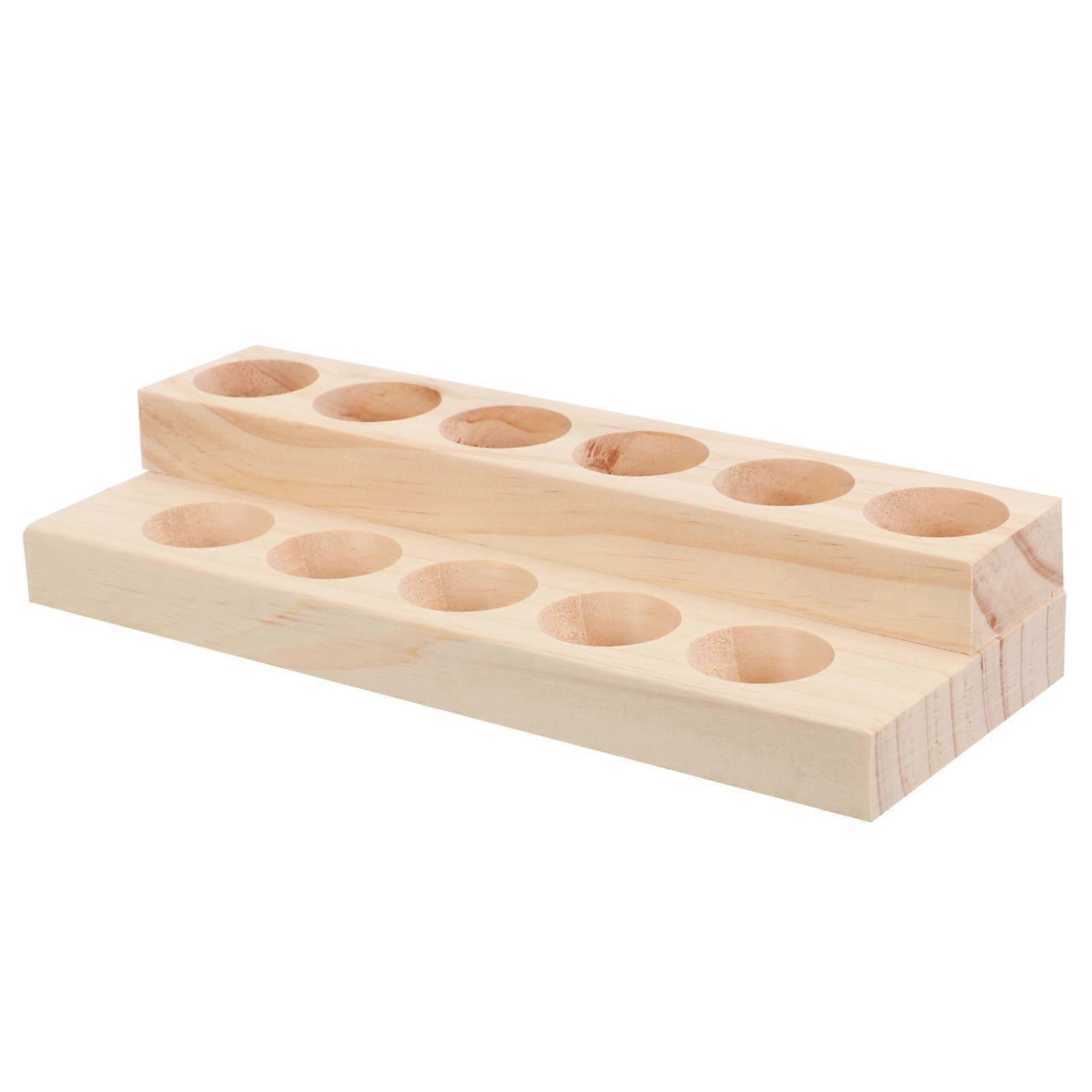 Essential Oil Storage Rack Essential Oil Display Shelf Countertop Use Rectangular Shape 1Set