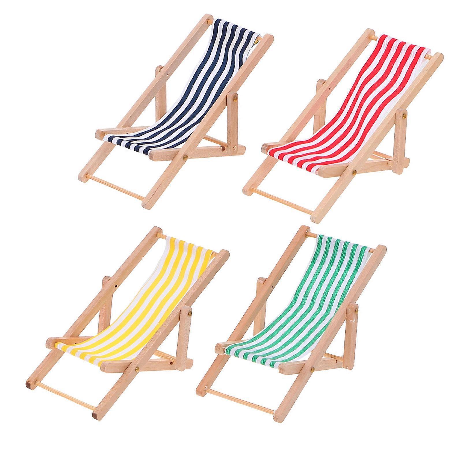 Sedia a dondolo in miniatura Piccoli mobili per progetti studenteschi Giallo 4Set Design di laurea