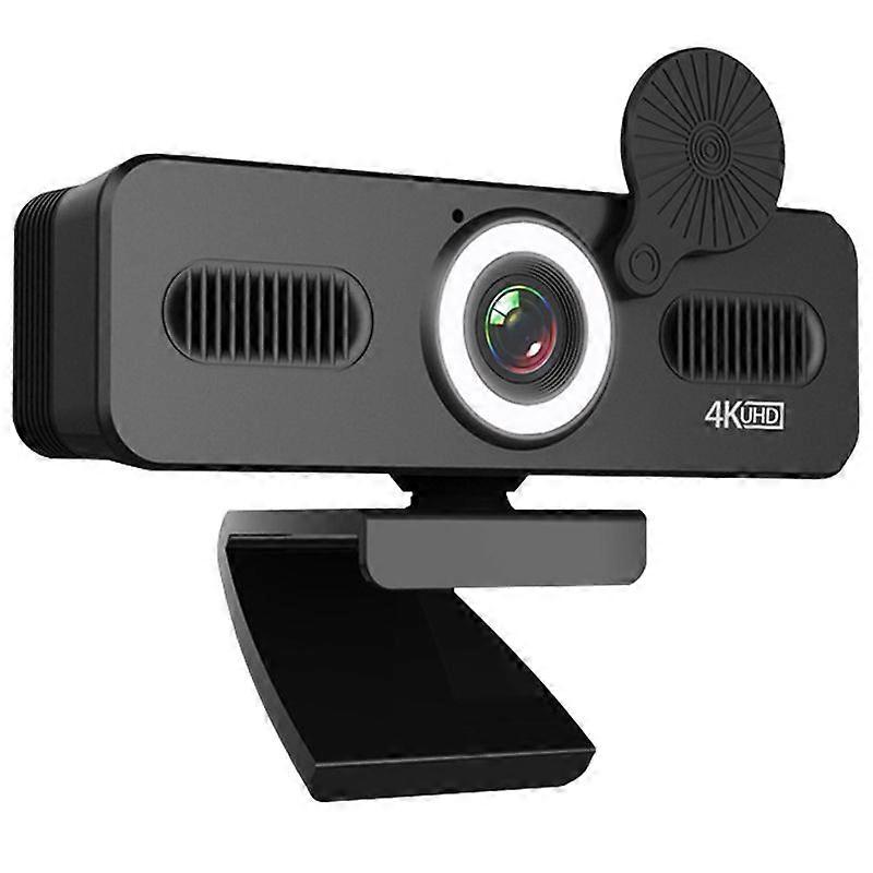 ELEBEST 2K USB Computer Camera Live Streaming Video Conference Webcam with Fill Light