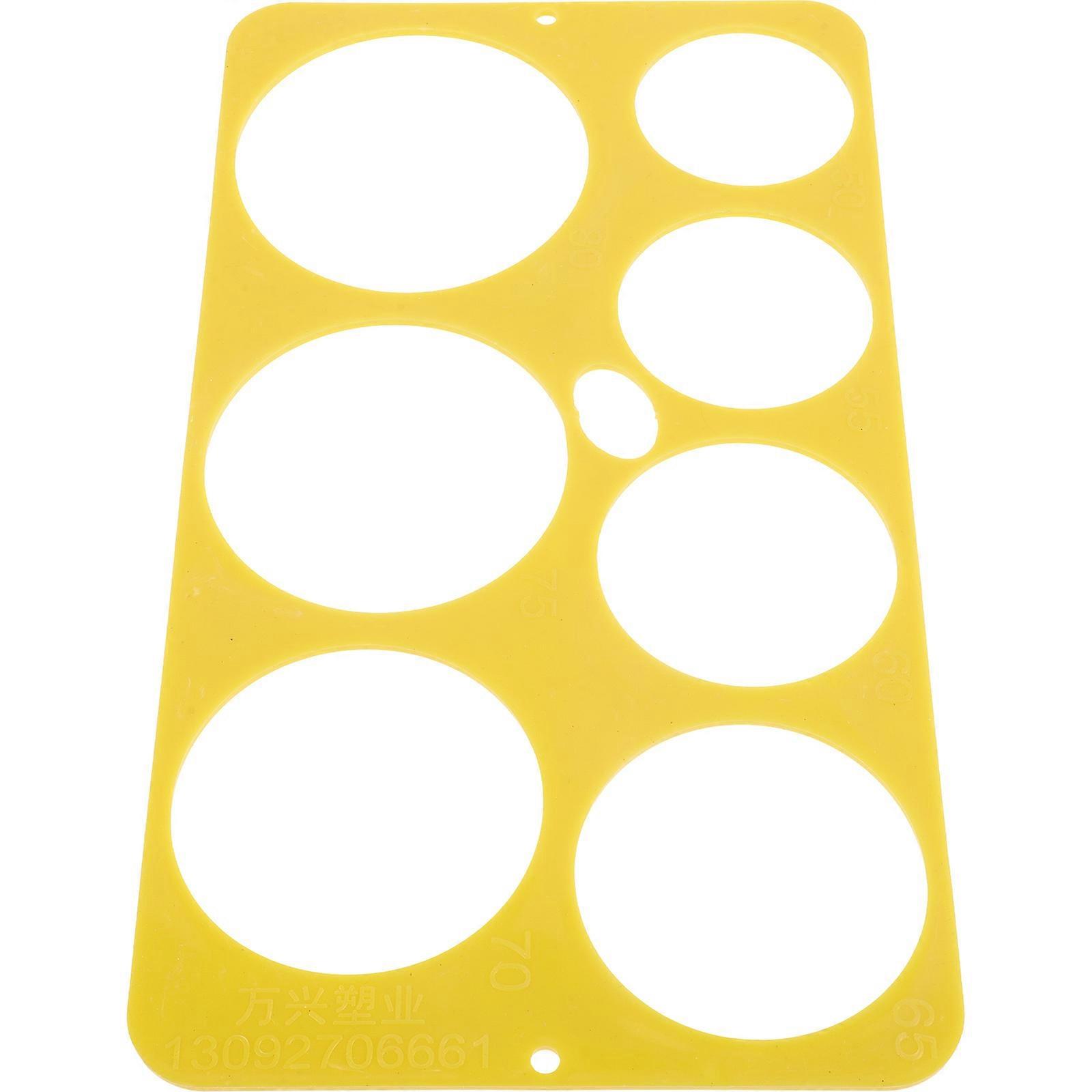 Citrus Diameter Gauge Rulers Fruit Measuring Ruler For Citrus Farmers Plastic Circle Tool 1Pack