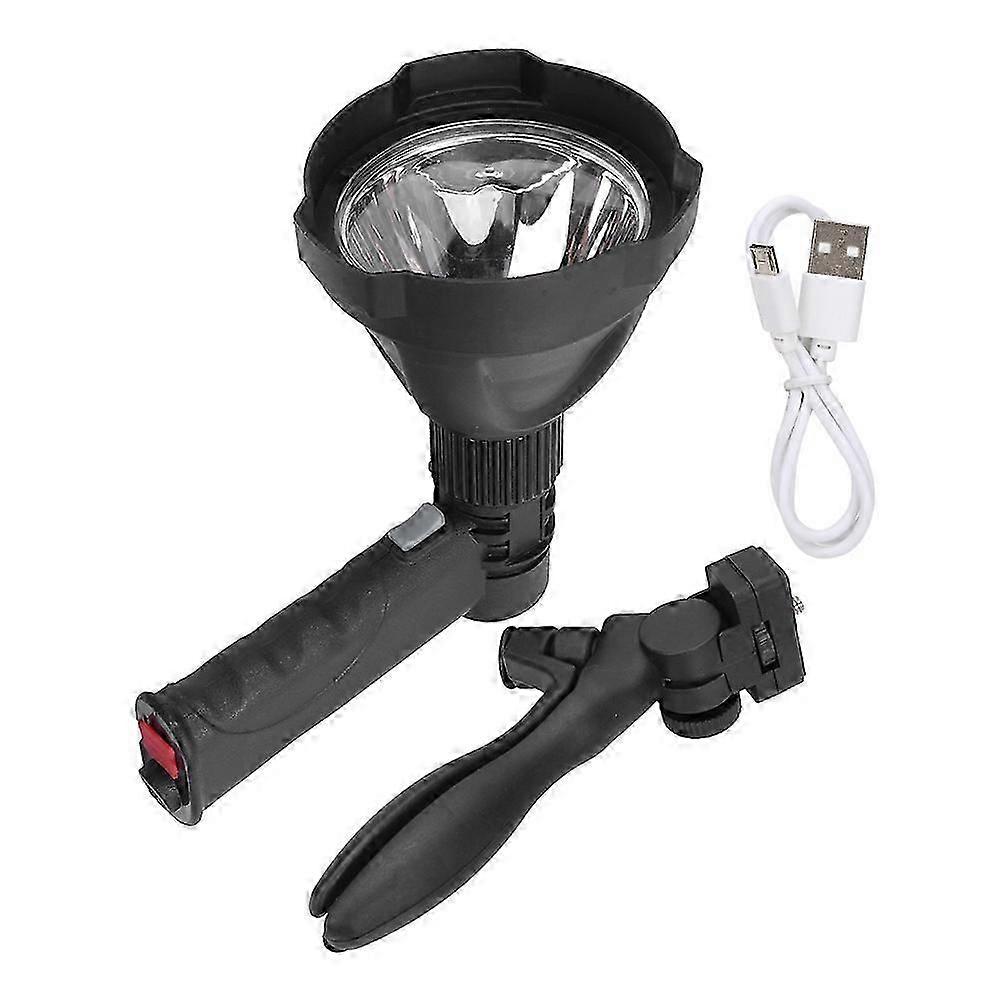 LED High Bright Long Range Miner Lamp Flashlight Camping Lawn Light with Bracket