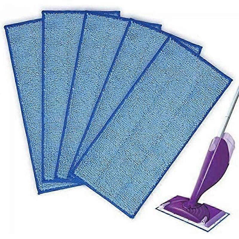 5 PCS Wipes for Swiffer Spray Mop WetJet Wood Kit Blue