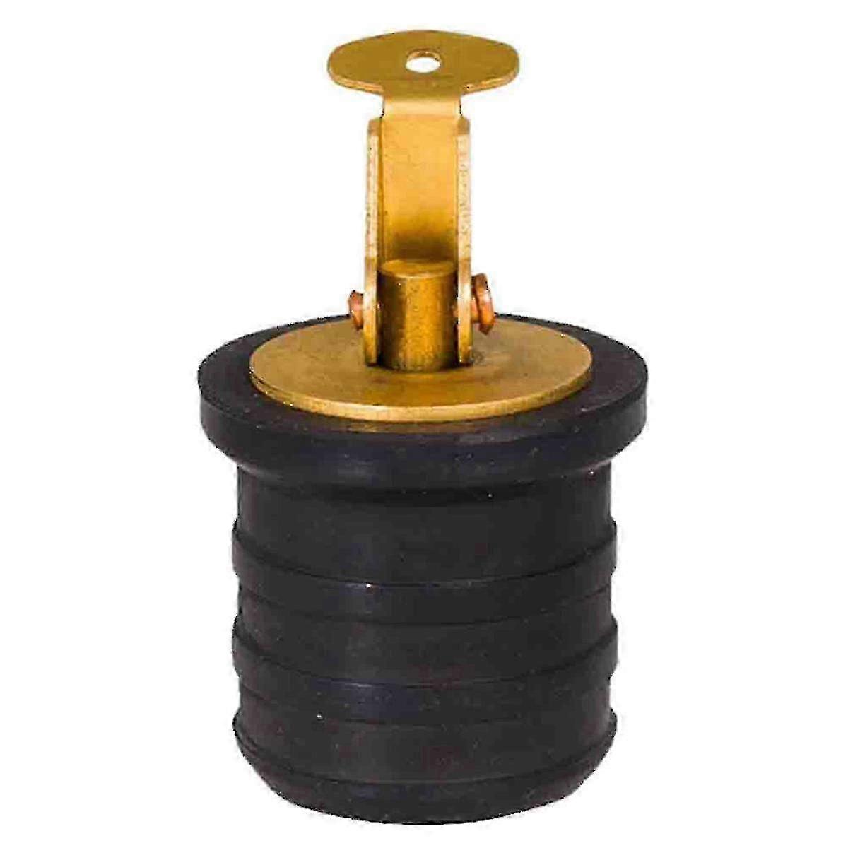 Rubber Seal Drain Plug with Snap Lock for Boats and Yachts