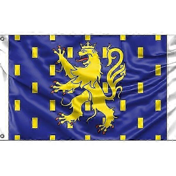Franche-Comt�� Flag, Unique Design, 3x5 Ft / 90x150 cm, 4x6 Ft / 120x180 cm