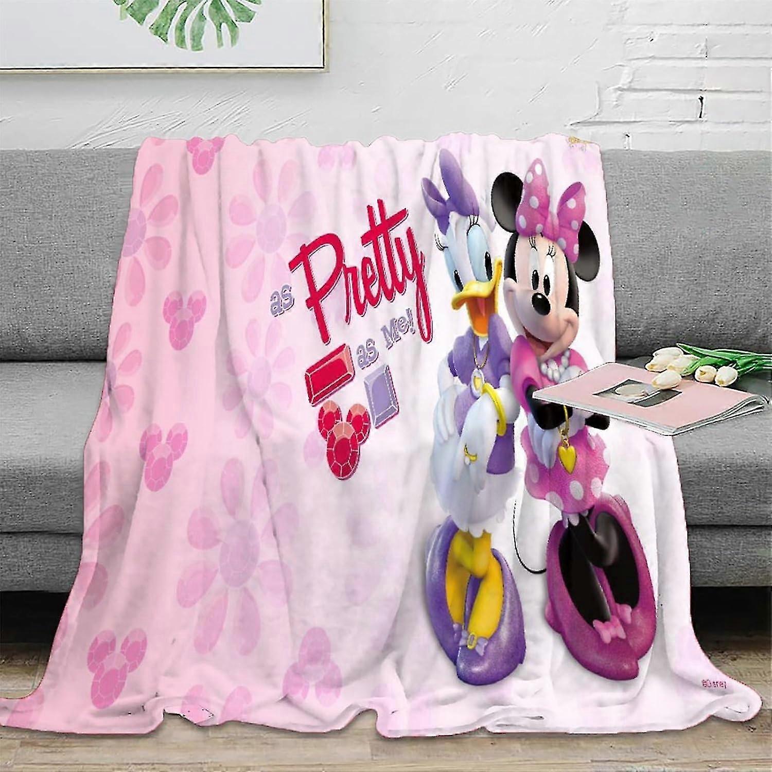 Cozy Plush Flannel Blanket, Perfect for Sofa & Bed Throws in Autumn/Winter, Super Soft & Warm for the Whole Family