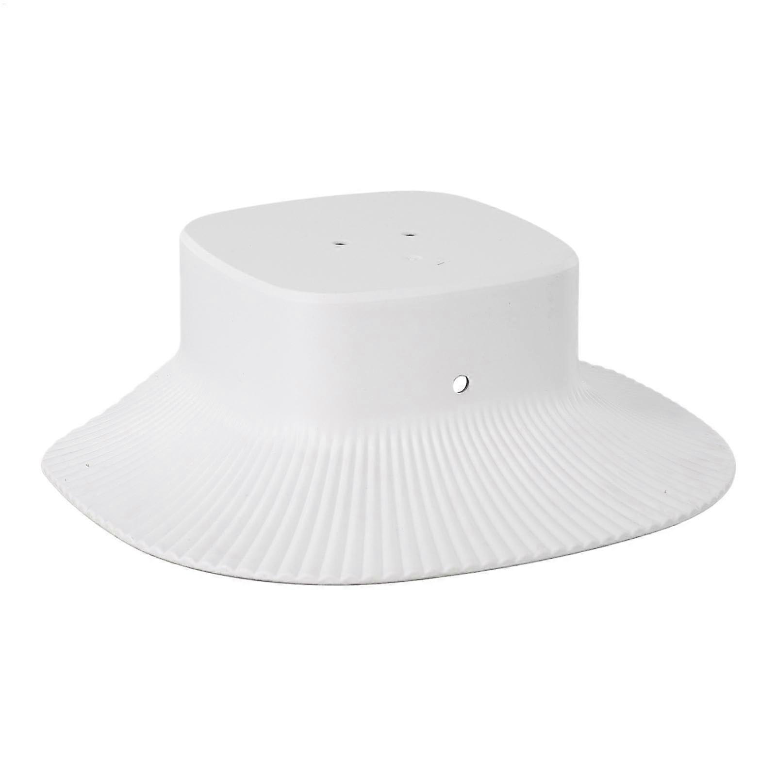 White Security Camera Cover, Weatherproof ABS for Home Use