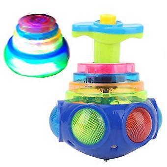 LED Spinning Top with Luminous Music, ABS, for Parties and Games, Gift Toy for Kids