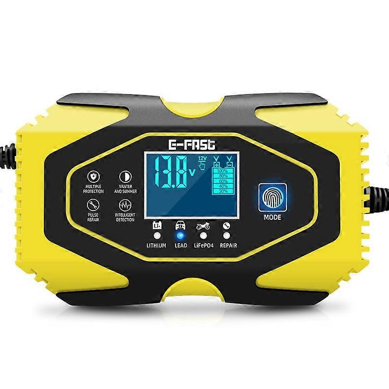 E-FAST zyx-J40 12V 24V 7-traps auto motorfiets acculader loodzuur lithium acculader