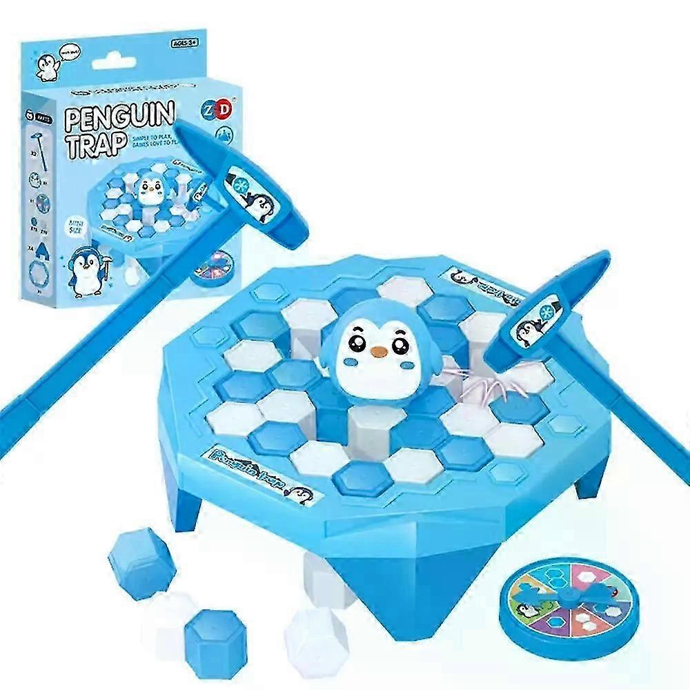 Penguin Block Board Game for Kids - Fun Family Party Game for Intellectual Development