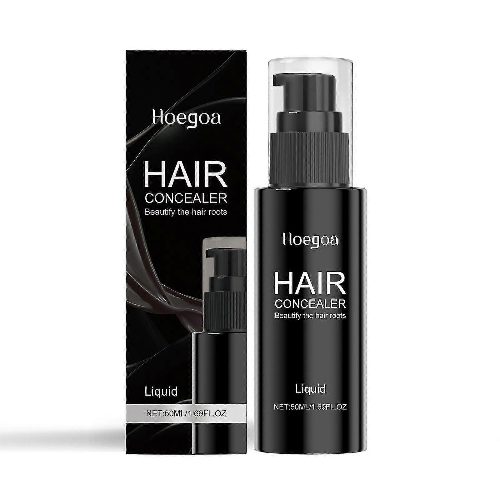 Hoegoa Hair Concealer Μαλλιά Καστανό Μαύρο Φυσική Ανάπτυξη Χρώματος Απαλό Μακράς Διαρκείας Εύκολο να καθαριστεί και να αναζωογονηθεί Κομμωτήριο