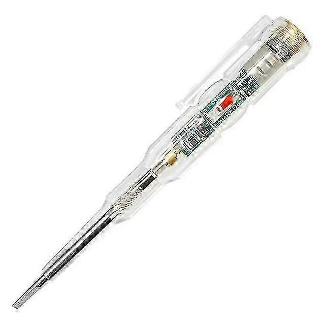 Induced Electric Tester Pen Screwdriver Probe Light Voltage Detector Ac/dc 70-250v Electrical Line Indicator