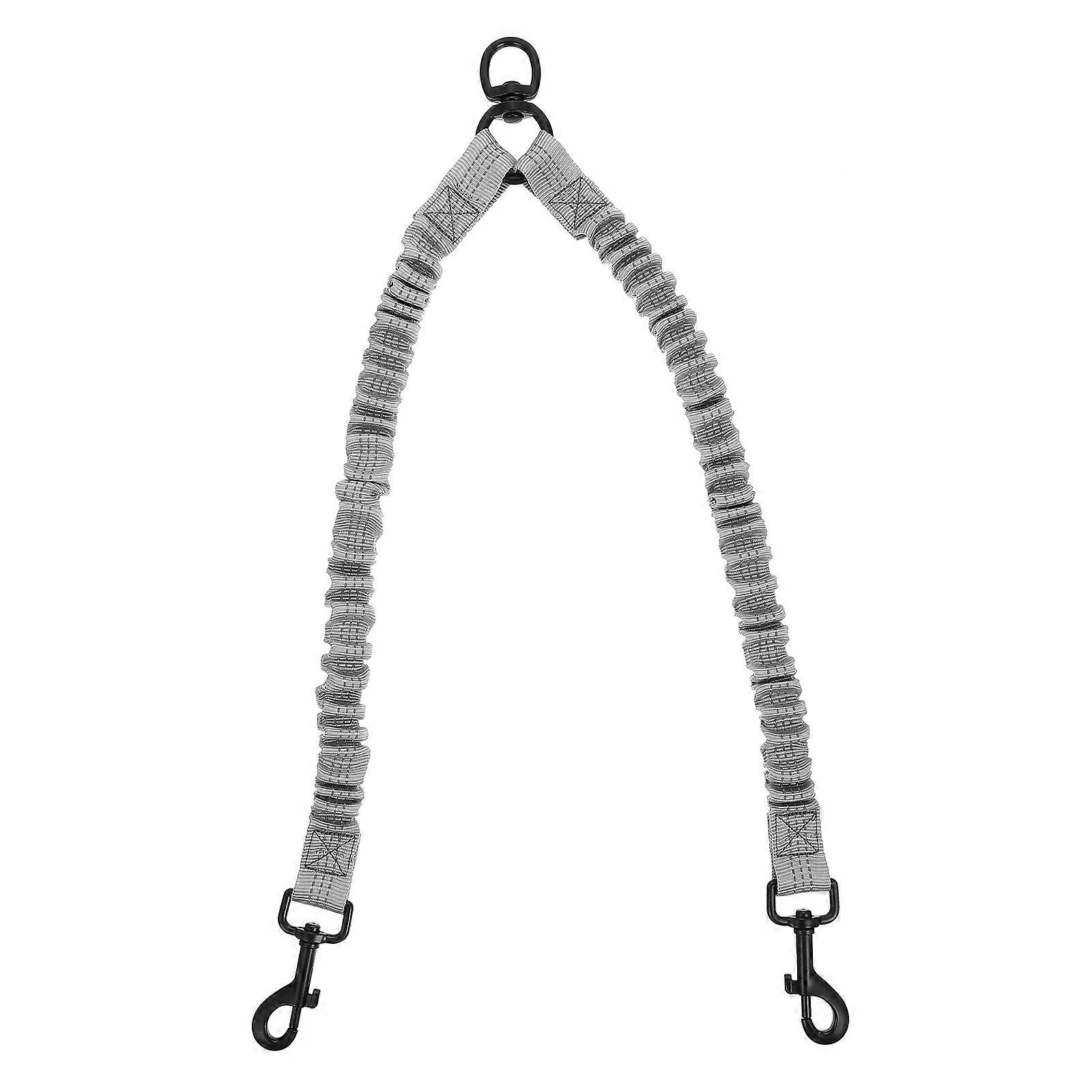 Double End Dog Leash Durable Reflective Rope Ergonomic Handle Outdoor Walking Training Lightweight Design