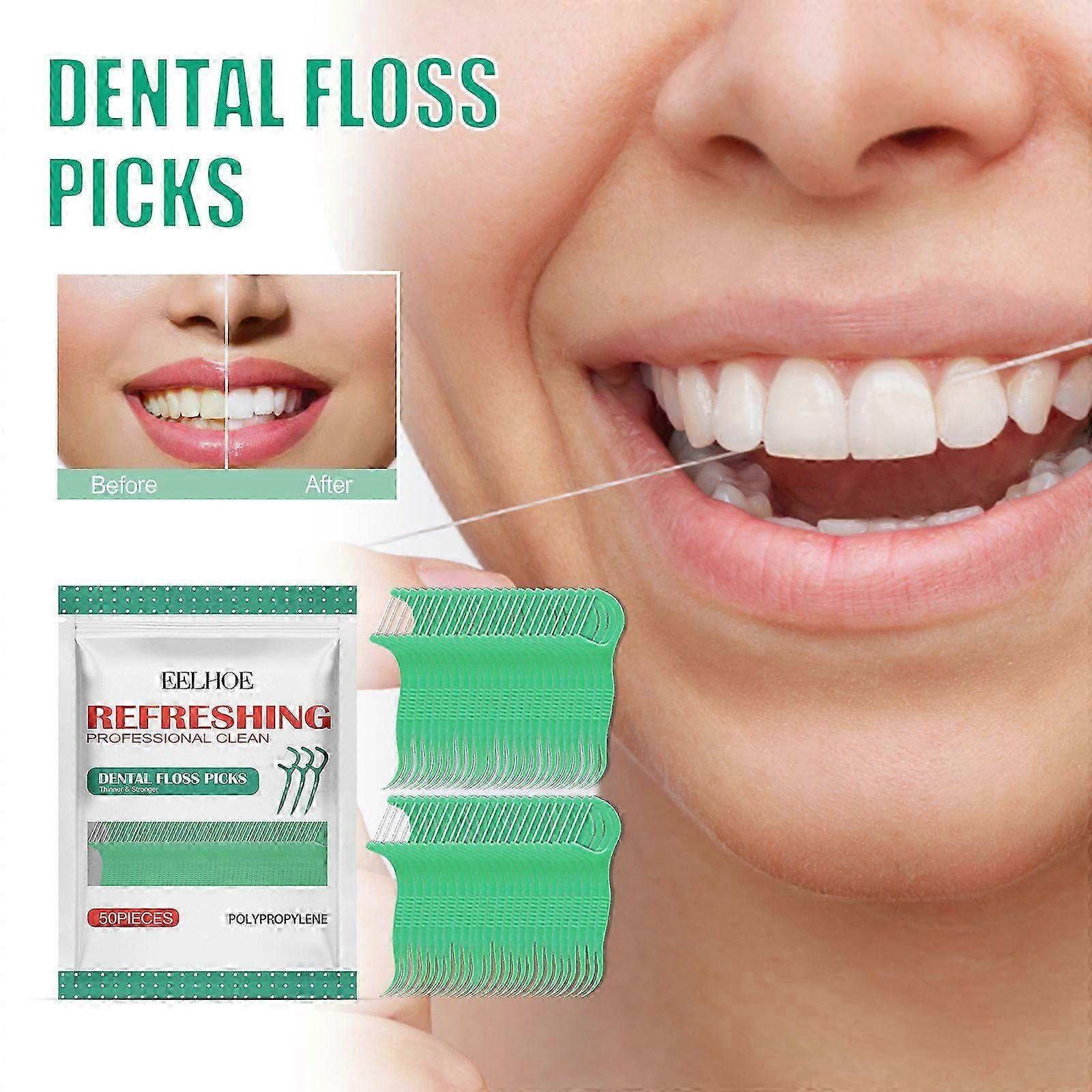 Dental Floss Picks,Tooth Picks Flossers, Portable Travel Floss