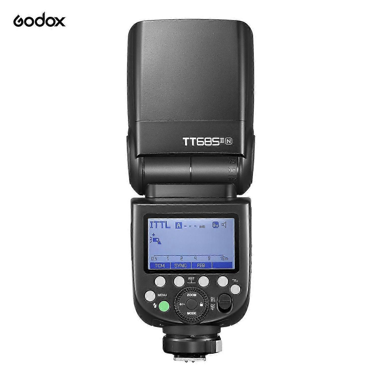 Godox Thinklite TT685IIN TTL On-Camera Speedlight 2.4G Wirelss X System Flash GN60 High Speed 1/8000s Replacement for Nikon D800 D700 D7100 D7000 D520