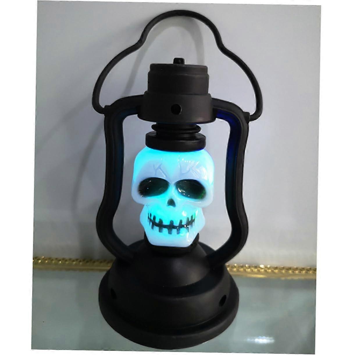 Halloween Skeleton Decorations 2pcs Mixed Style Night Lights for Decoration
