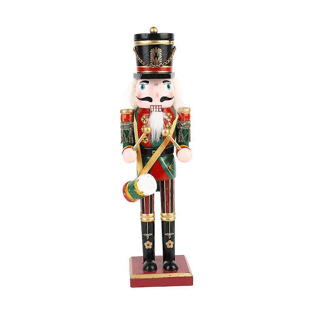 Xmas Wooden Nutcracker Figures 12 Inch Nutcracker Ornament Xmas Decorations Gift