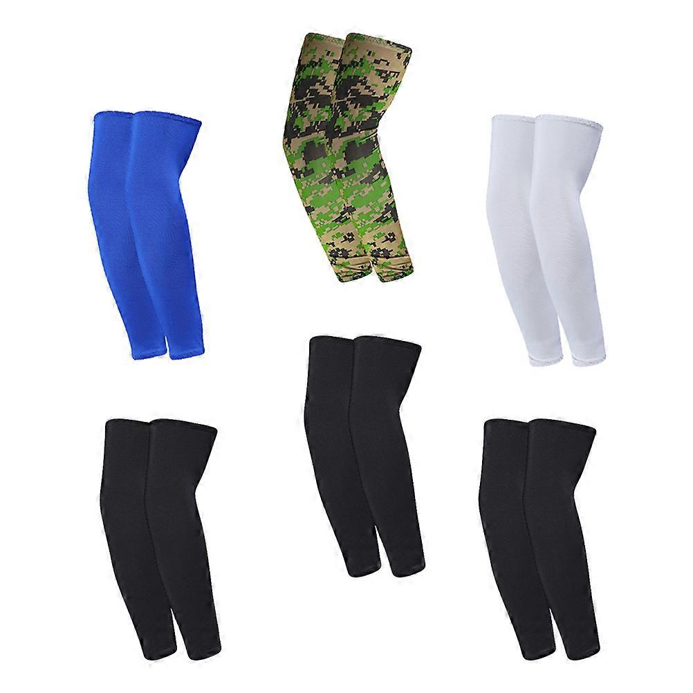UV Protective Arm Sleeves Cooling Muscle Recovery For Driving Running 6 Pairs