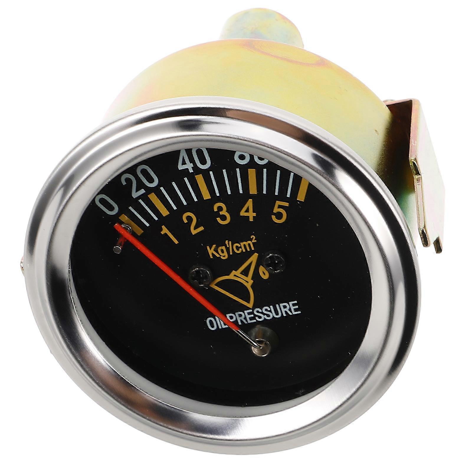 Automotive Gauges Accurate Measurement Car Accessory 52mm Metal Round 1Set