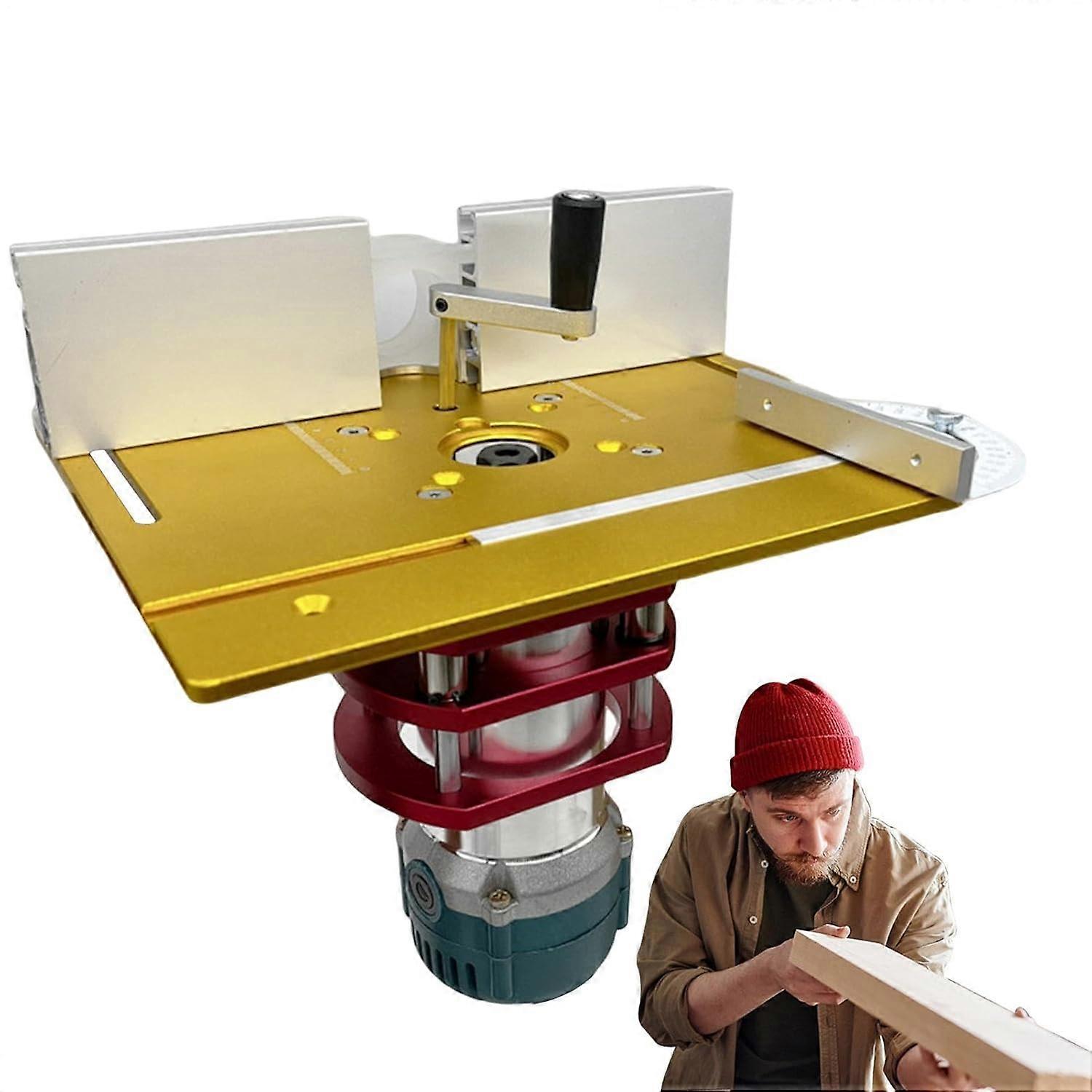 Router Table Lift System Kit For Wood Router Tables Anti Rust Base ...