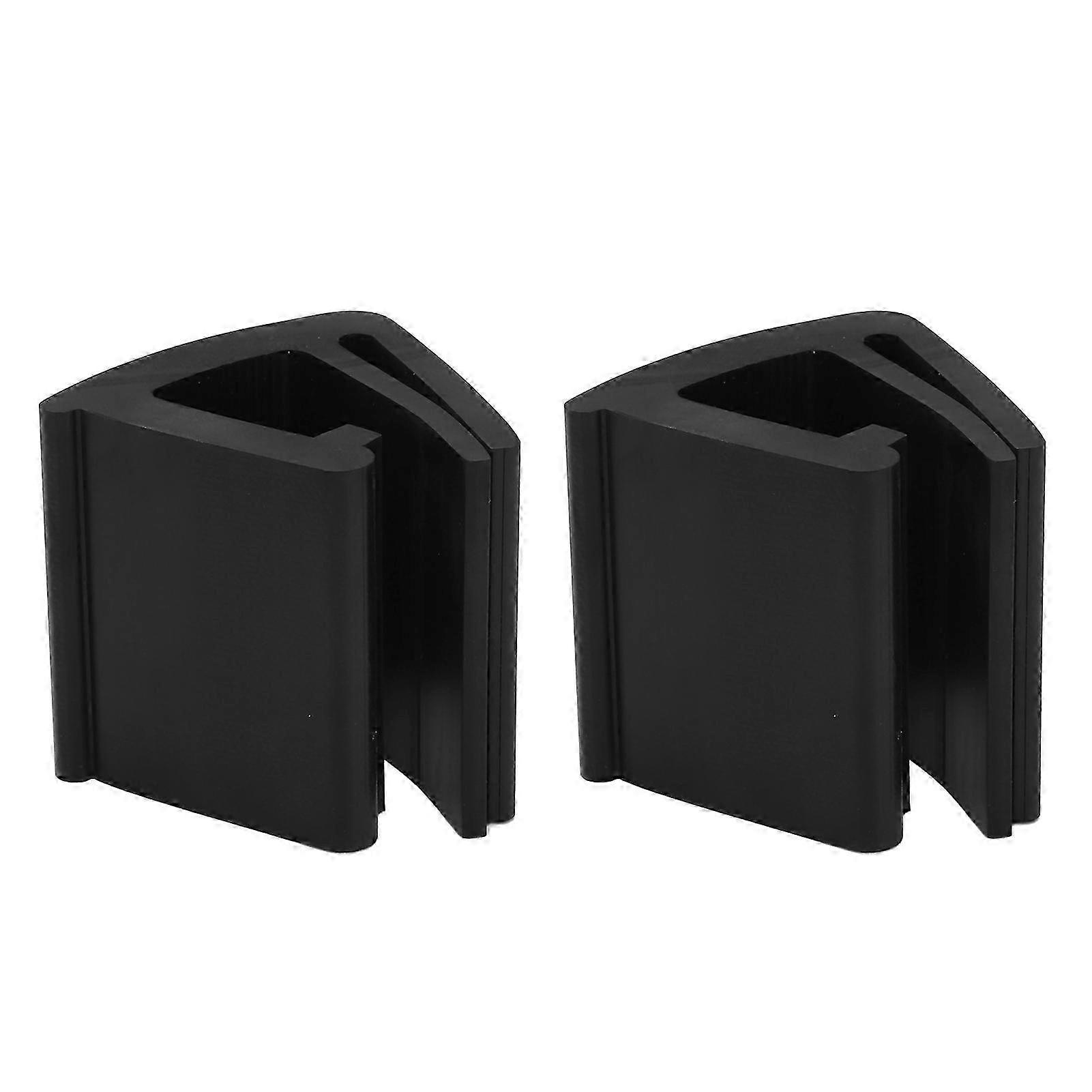 2pcs Auto Windshield Retaining Clips Rubber Black Replacement for Certain Golf Carts