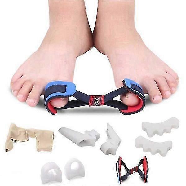 Hallux Valgus - Toe Correction Set 9 Parts White