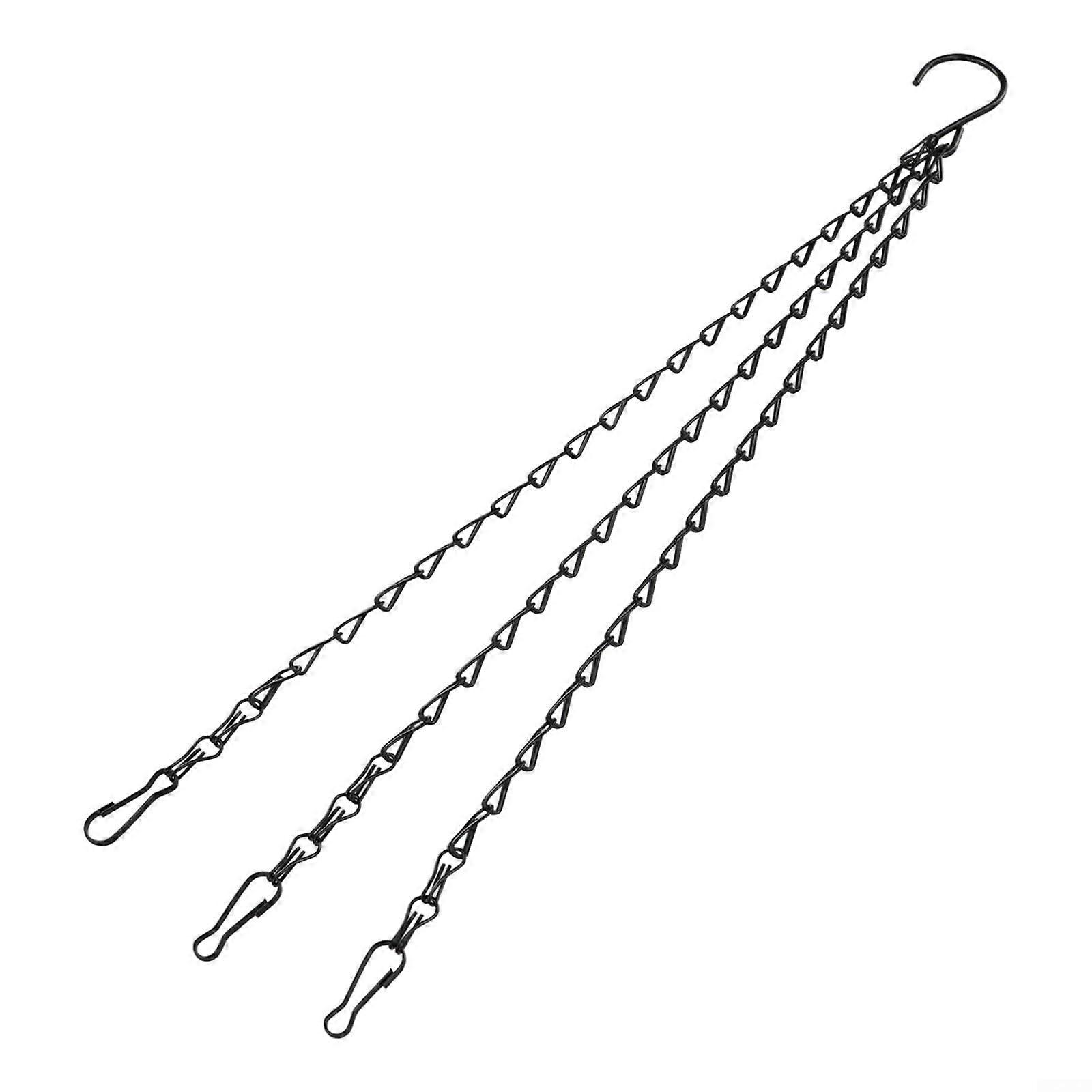 Stable chain hangers for plant baskets and flower pots for home, garden, decoration, and lanterns (50.5 cm)