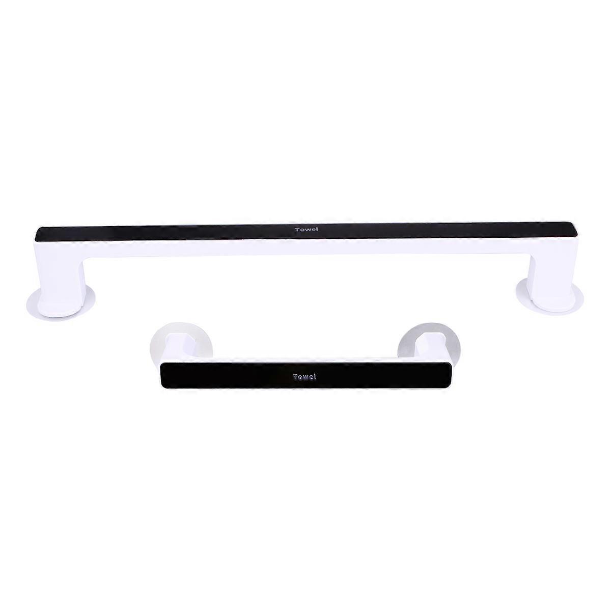 Suction Shower Shelf Bathroom Storage Mountable Grey Heat Resistant 2Pcs