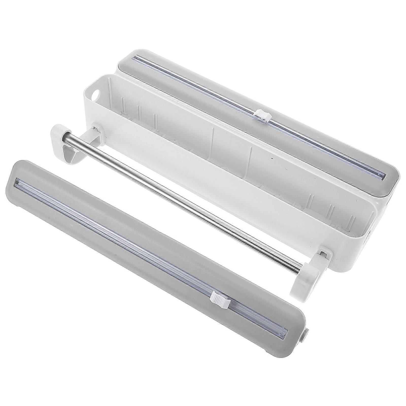 Paper Towel Dispenser Kitchen Organizers Elegant Design Aluminum Foil Cutting Home And Professional Use 14.2×4.5×2.8in 1Pcs