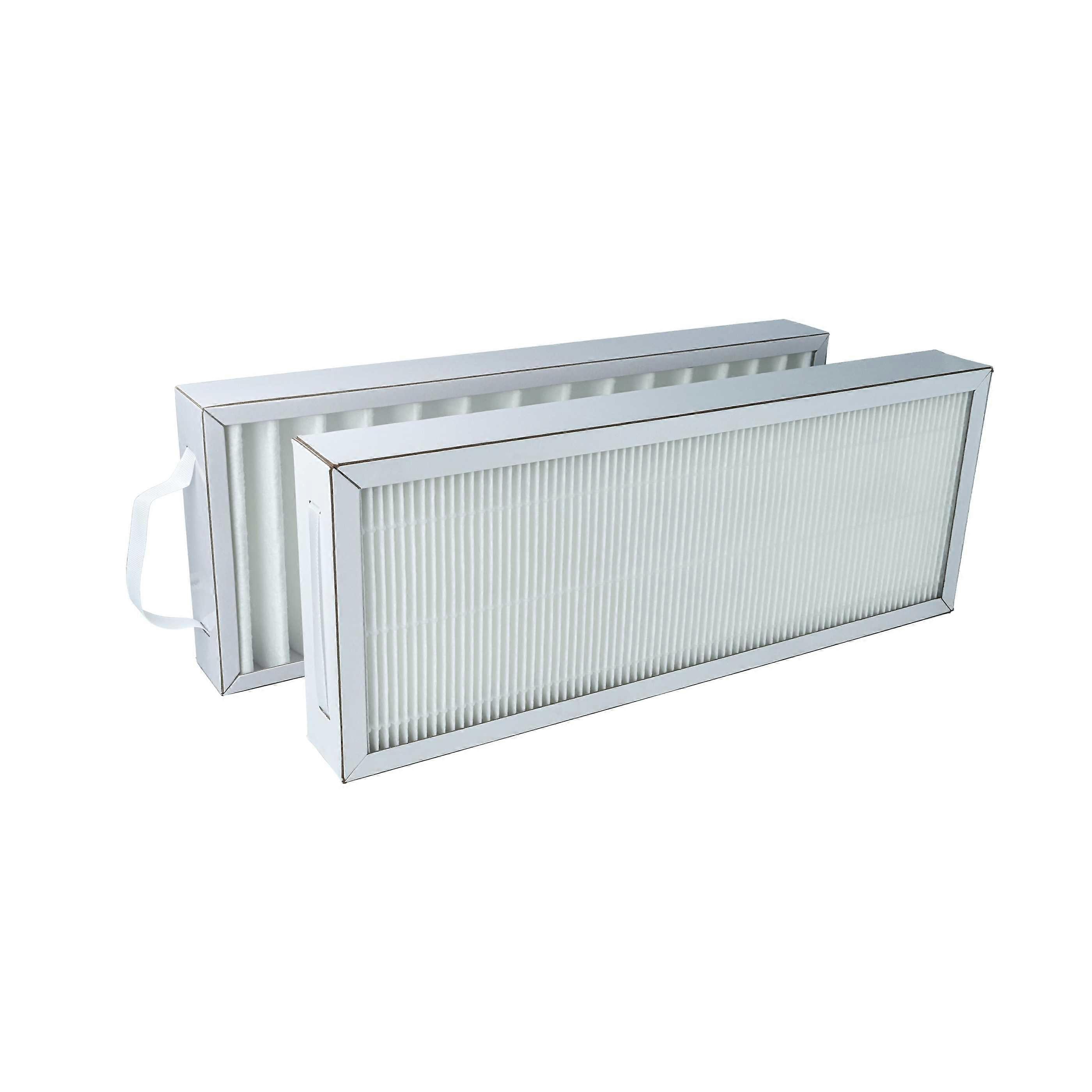 vhbw Filterset Ersatz für Pluggit APFG4F7-310-1 für Lüftungsgerät - Luftfilter G4 / F7 (2 Stück), Weiß