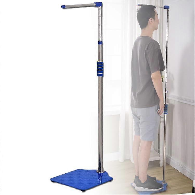 LCD-weegschaal met gewicht en hoogte (70-190 cm), digitale weegschaal (180 kg), opladen via USB