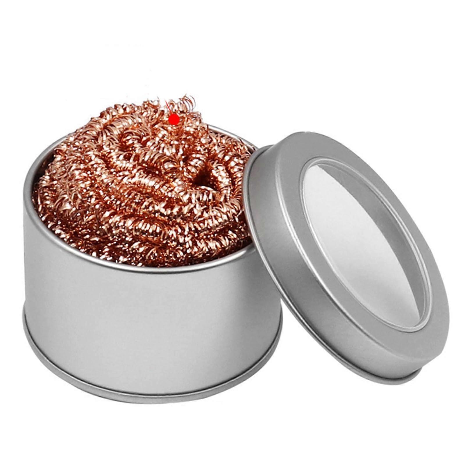 Soldering Iron Tip Cleaner, Spiral Sponge Cleaning Element, Electronics Repair Tool, Compatible With Lead-Free Solder