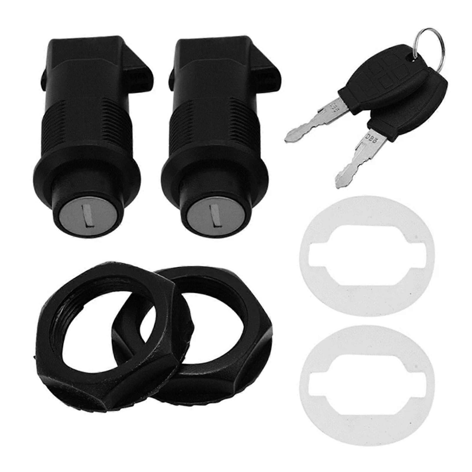 Motorcycle Saddle Bag Locks Set with Keys Fits Universal Motorcycle Rear Saddlebag Lock Ref: 4183