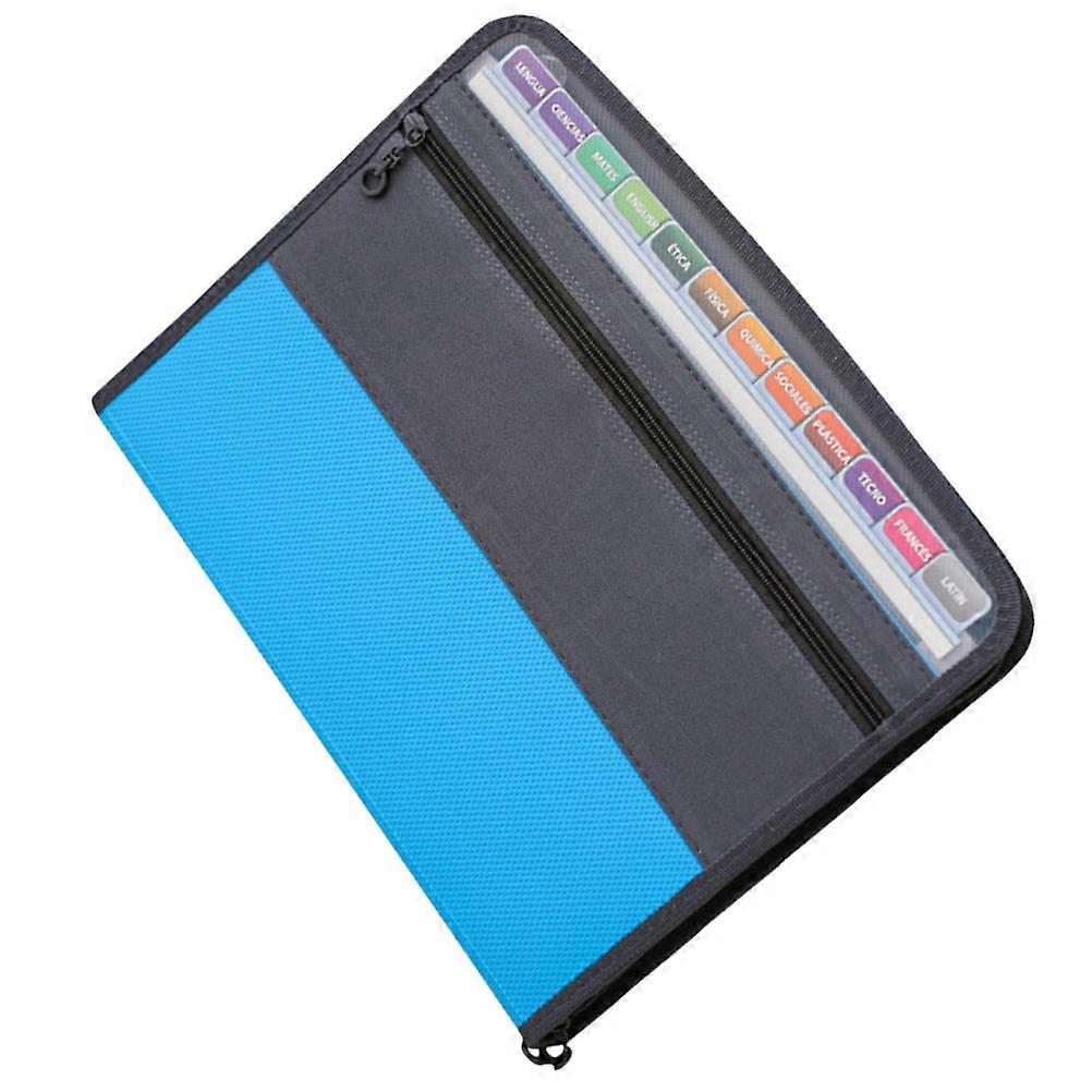 Organizing Folder Important Document Organizer Daily Use 13.76X10.61X1.38inch Waterproof 1Pack