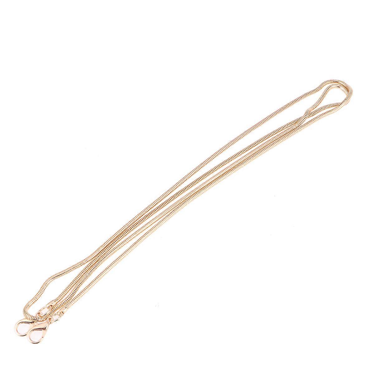 Golden Iron Purse Chain with Buckles Round Bag Strap for Handbags Shoulder Bags Versatile Replacement Accessory Women