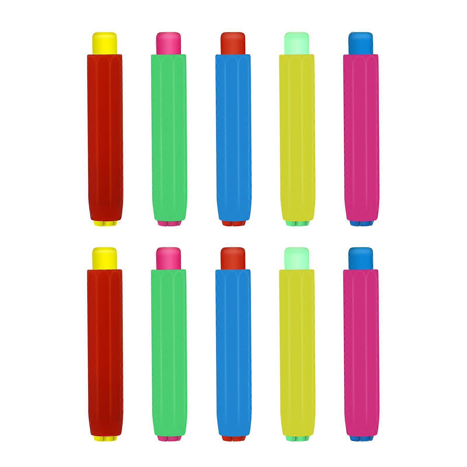 Adjustable Chalk Clip YeahiBaby Chalk Storage for Kids and Teachers Store Chalk Industrial Use Assorted Color 10Pcs