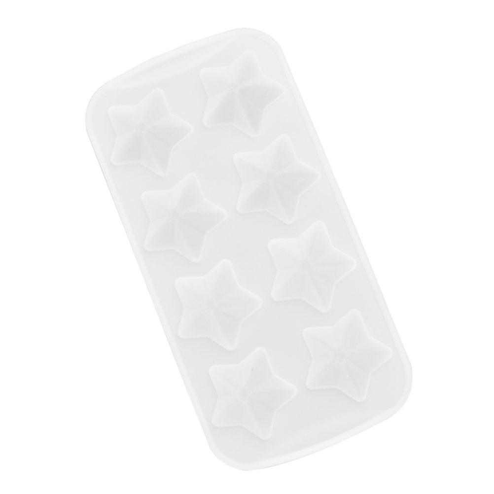 Silicone Ice Cube Mold for DIY Crafts with and Easy Cleaning 3D Star Shape
