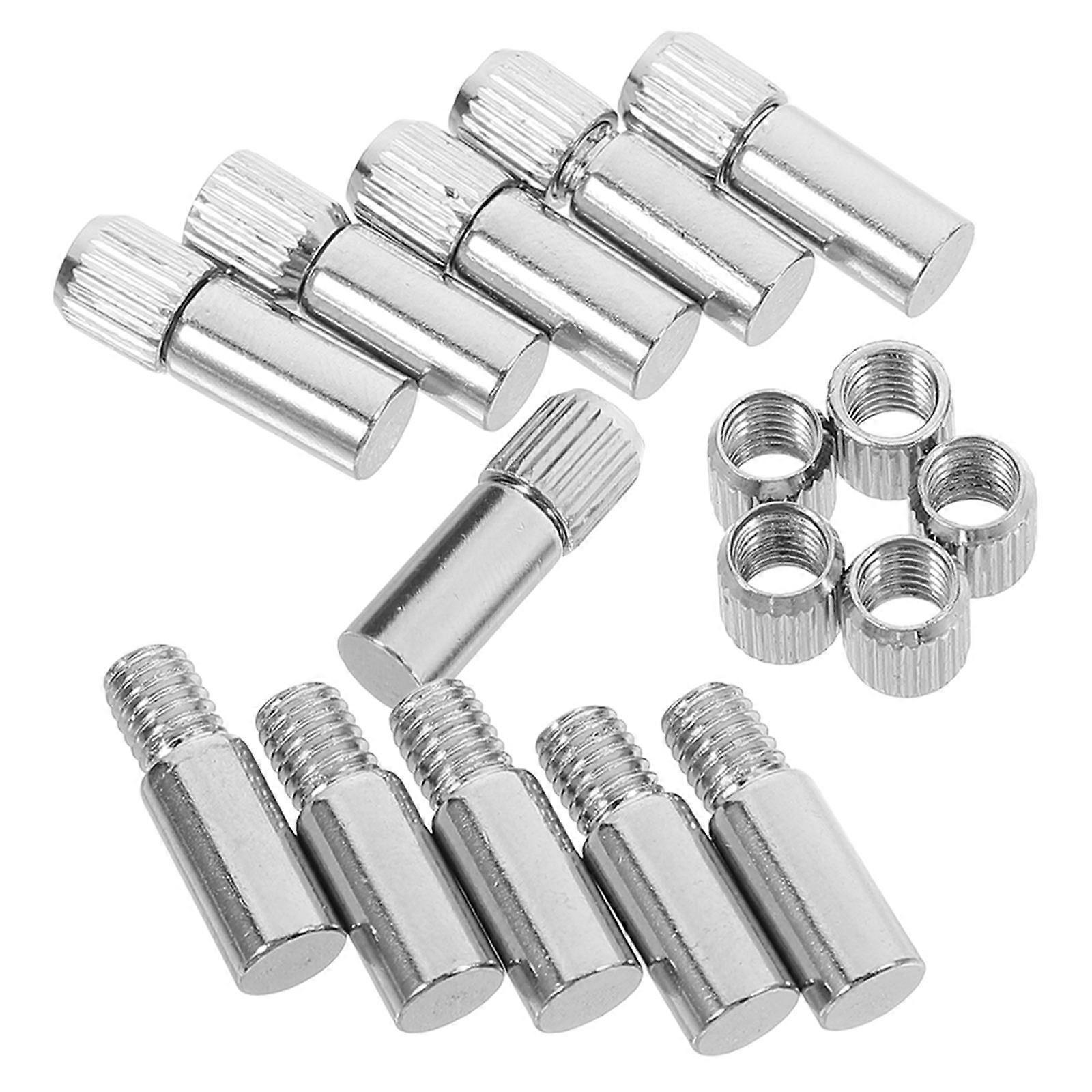 Cabinet Shelf Clips Adjustable for Furniture with Stainless Steel Screws 12Pcs