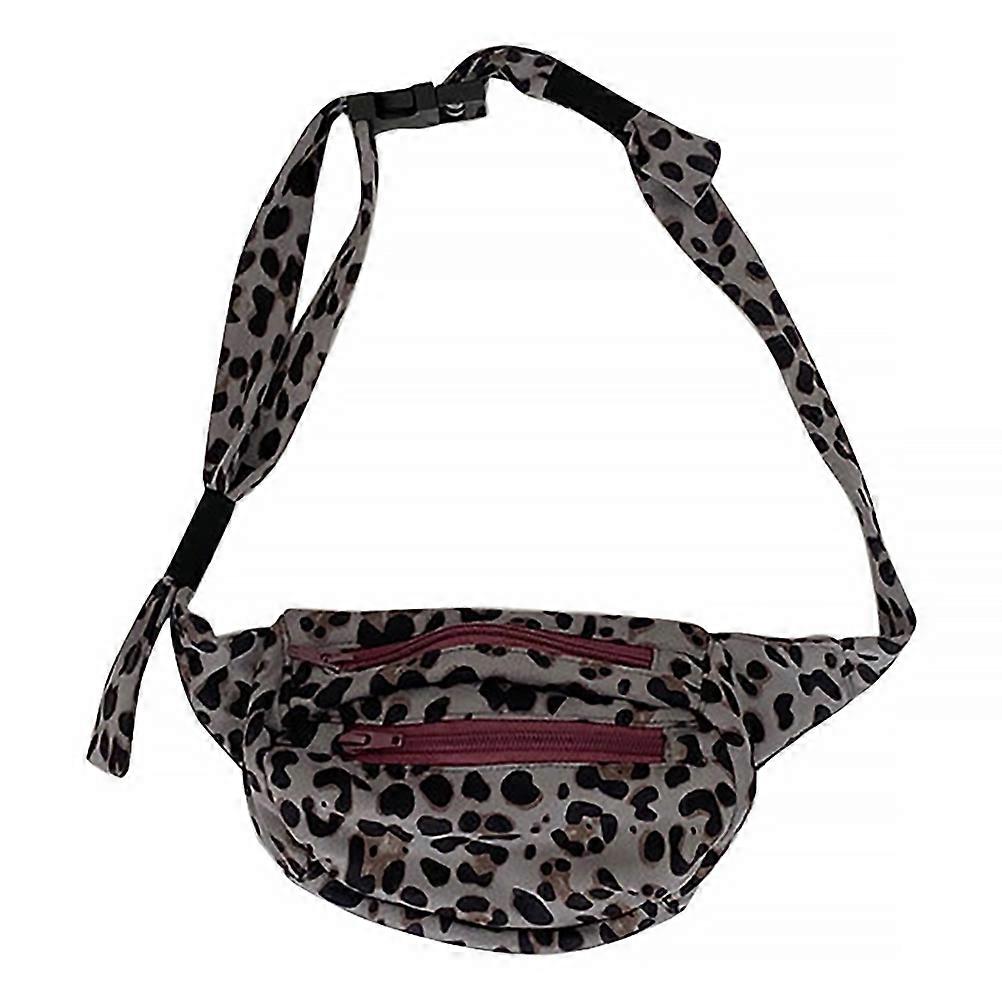Leopard Print Fanny Pack for Women – Stylish Waist Pouch for Travel, Shopping & Daily Use – Durable Design for Phone, Essentials & More