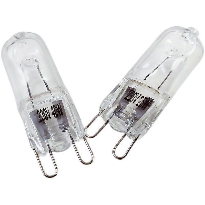 G9 Halogen Bulbs 220V 25W 28W 33W 40W 60W Temperature Resistant Quartz Lamps, 2 Pieces 25W.