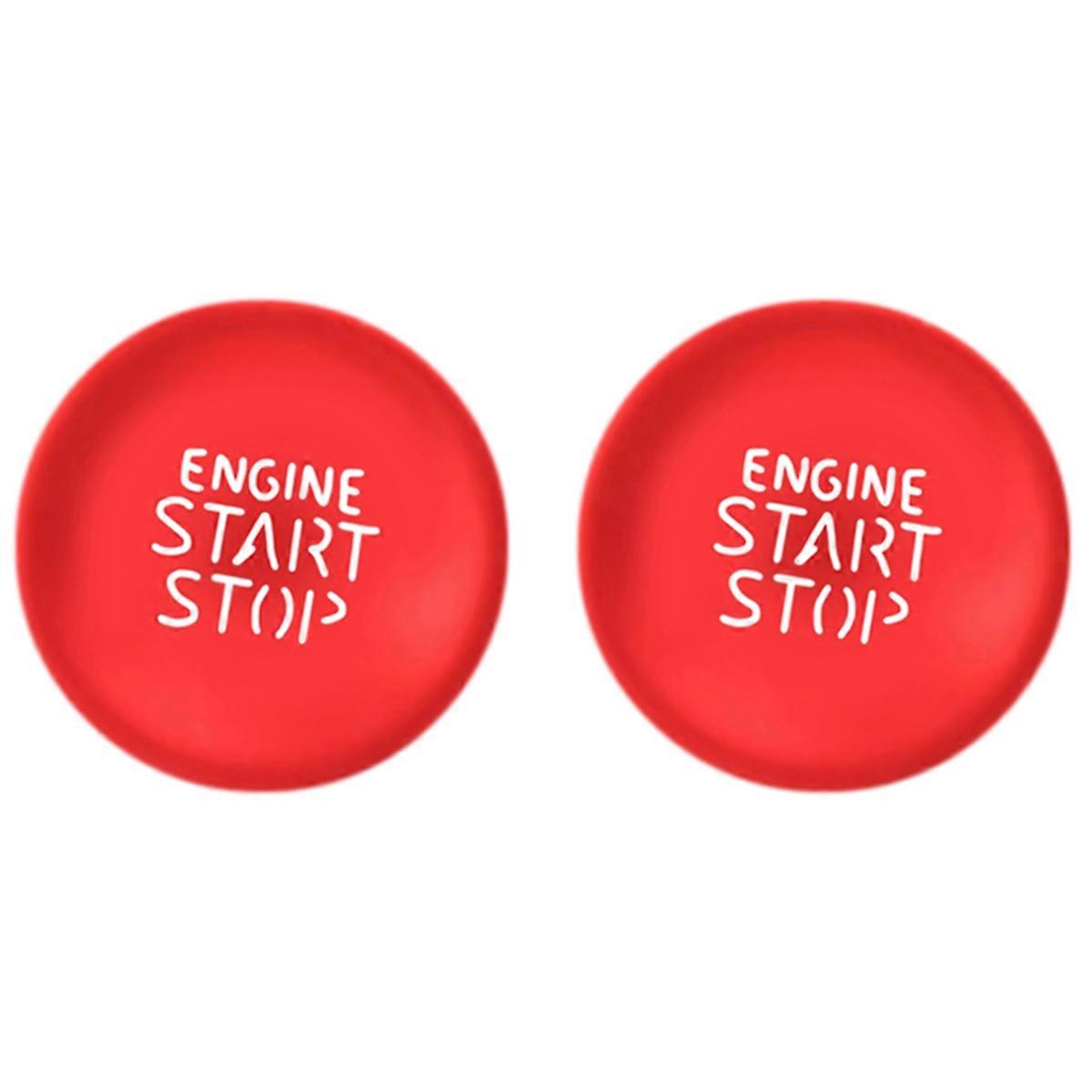 Car Engine Start-Stop Button Sticker One-Key Start Button Trim Sticker for 2021 2022