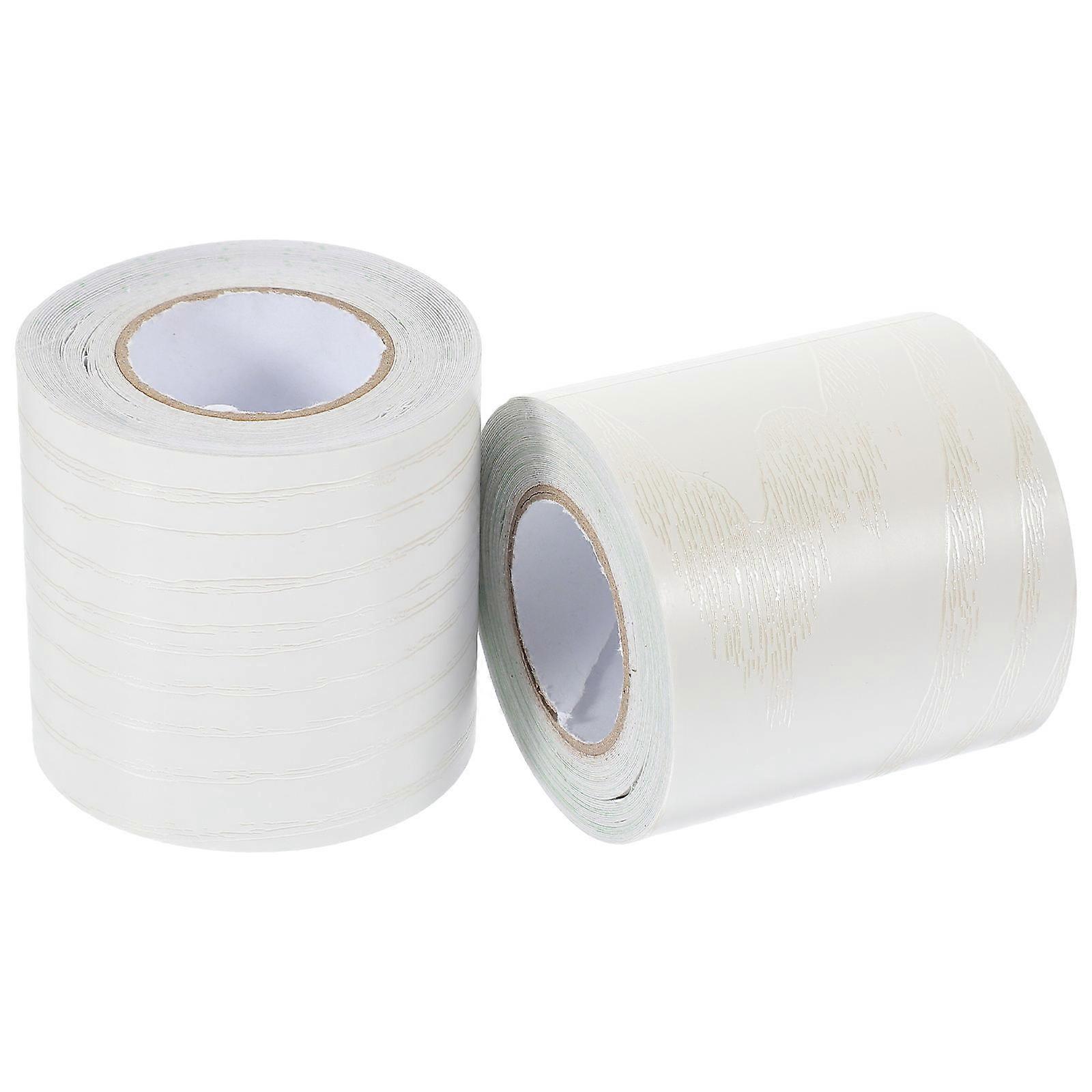 Flexible Baseboard Molding Trim, 2pcs Self-Adhesive Design Vinyl Wall Base, Peel And Stick Rubber Wall Base Moulding Trim For Floor Base Cove Base