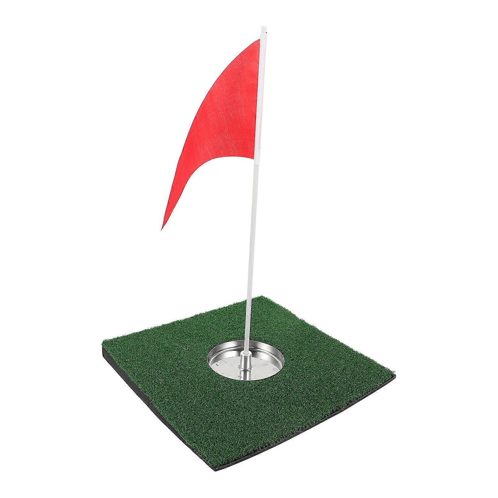 Putting Practice Cup Golfs Training Aid Support Flag Protect Green Hole For Golf Enthusiasts Plastic And EVA Material 1Set