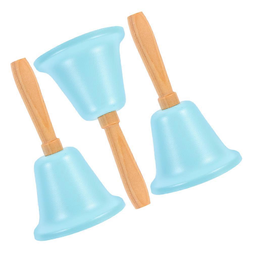 Loud Hand Bell 3Pcs Sky- Bell For Home And Restaurant Occasion Attention Grabber