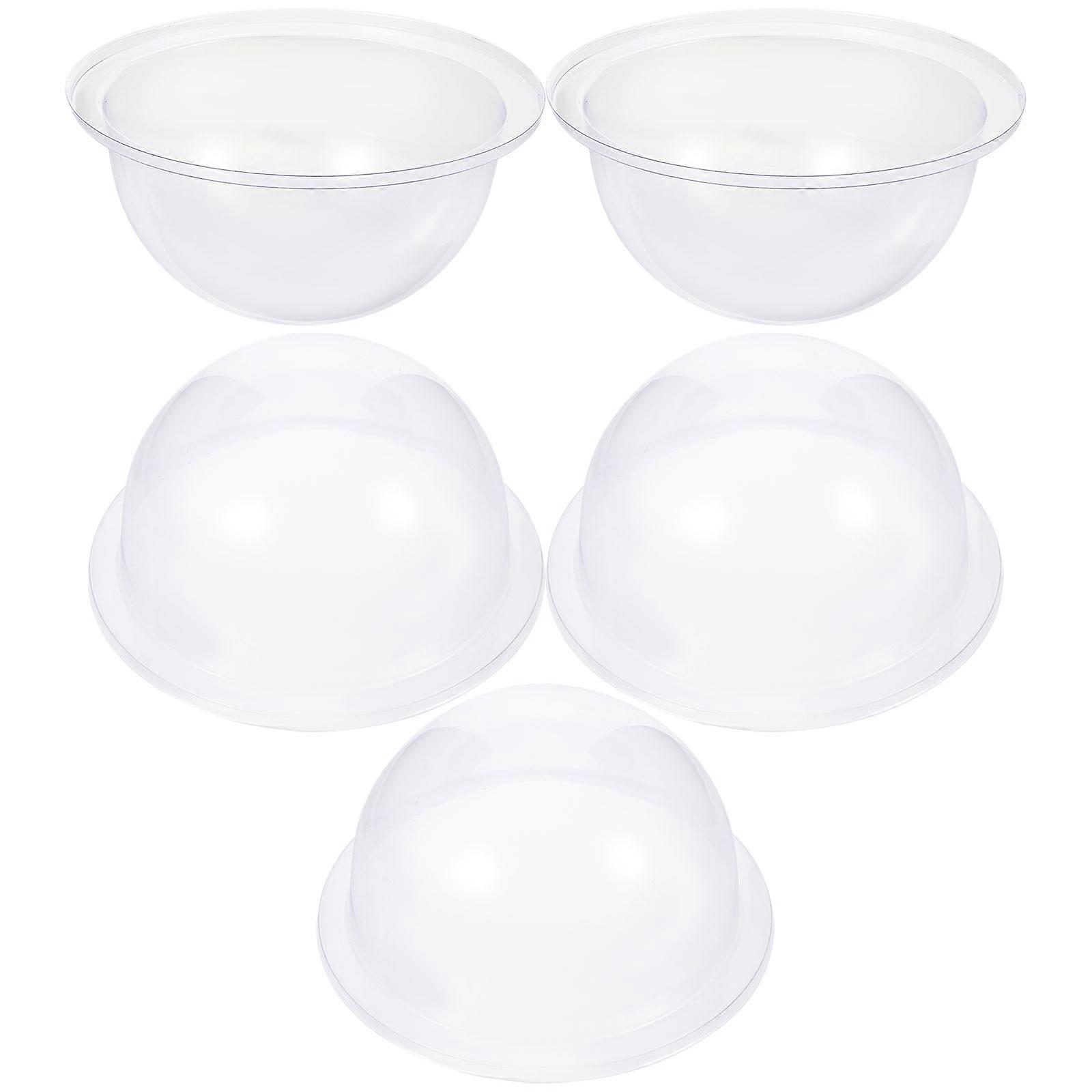 Transparent Food Cover for Dining Table Sushi Dome Protector Cake Protection Cover Set of 5