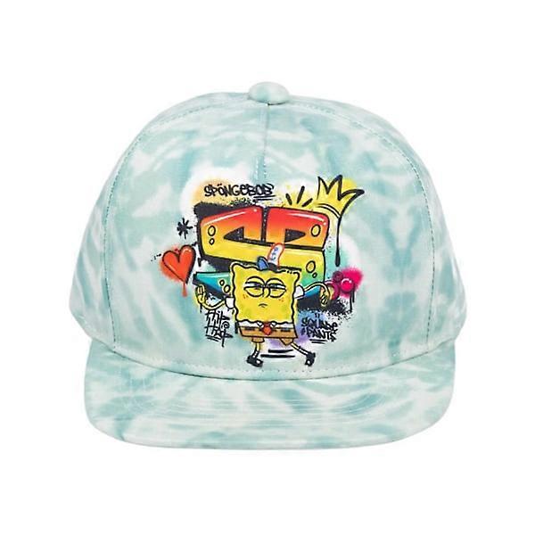 SpongeBob SquarePants Jongens Tie Dye Snapback Cap One Size Blauw Blauw One Size