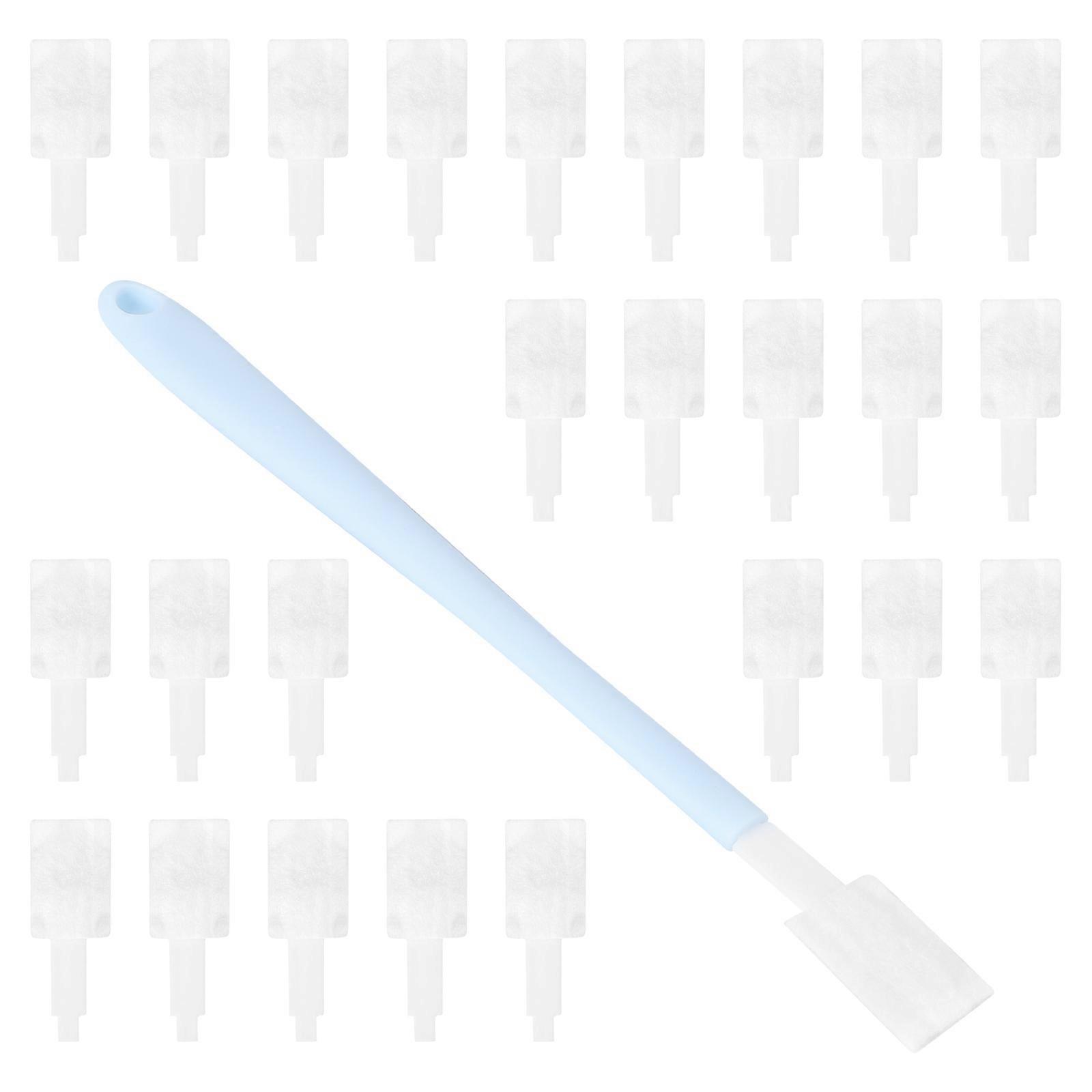 Blue Disposable Toilet Brush with Long Handle for Efficient Cleaning in Bathrooms