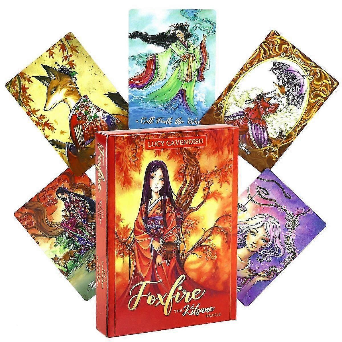2025 Foxfire Kitsune Oracle Cards: Tarot Reading & Divination Deck