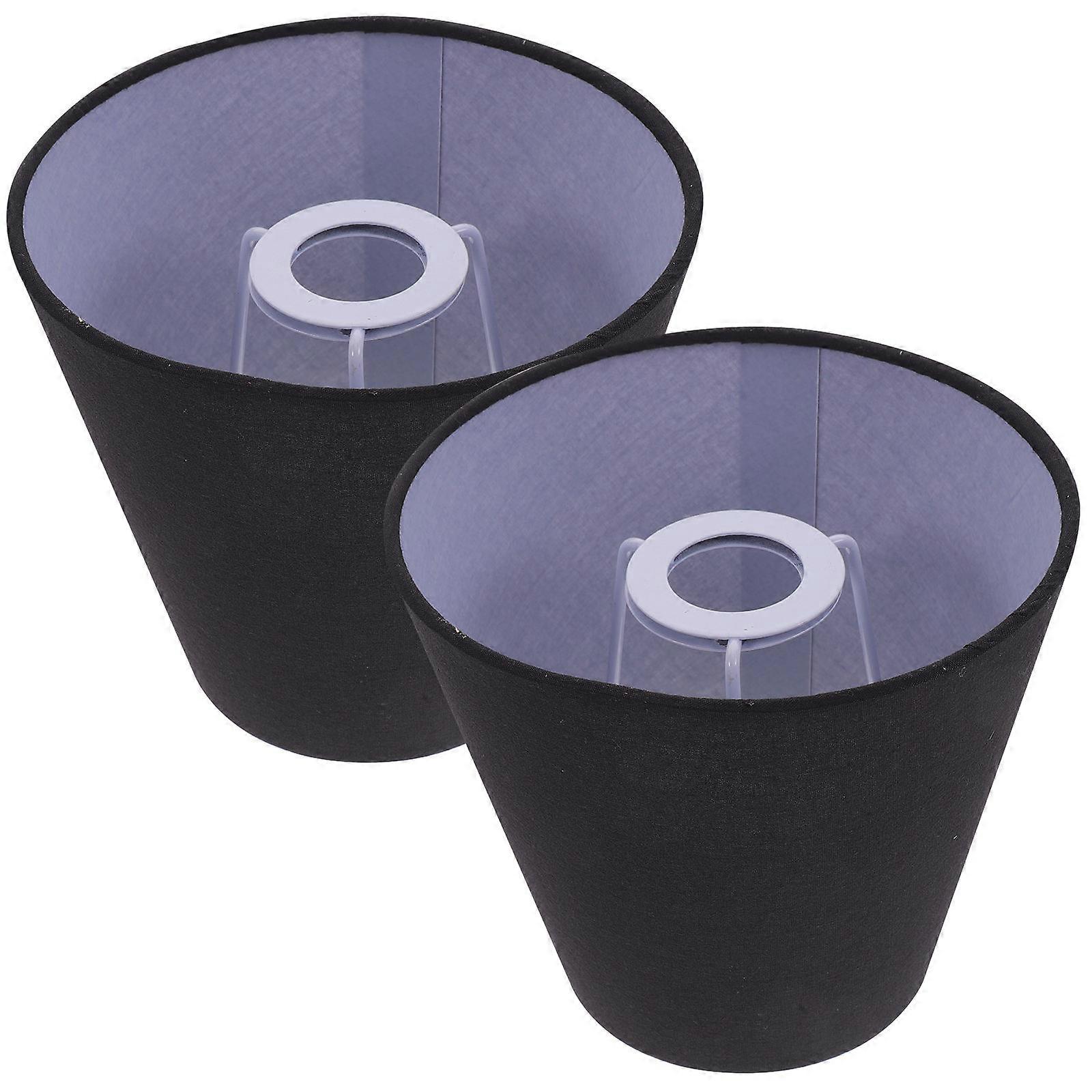 Modern Cloth Lamp Covers 2Pcs For Floor Lamp And Chandelier Dust Prevention And Glare Reduction For Home Use